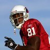 TEMPE, AZ - NOVEMBER 30:  Wide Receiver Anquan Boldin #81 of the Arizona Cardinals poses during a portrait session at Cardinals Training Facility on November 30, 2004 in Tempe, Arizona.  (Photo by Donald Miralle/Getty Images)