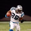 NEW ORLEANS - DECEMBER 28:  Jonathan Stewart #28 of the Carolina Panthers carries the ball during the game against the New Orleans Saints on December 28, 2008 at the Superdome in New Orleans, Louisiana.  (Photo by Chris Graythen/Getty Images)