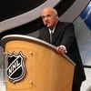 MONTREAL, QC - JUNE 26:  CEO, President and General Managr Lou Lamoriello of the New Jersey Devils announces that with the #20 overall pick the Devils selected Jacob Josefson during the first round of the 2009 NHL Entry Draft at the Bell Centre on June 26