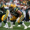 GREEN BAY, WI - SEPTEMBER 09: Chad Clifton #76 of the Green Bay Packers awaits the snap against the Philadelphia Eagles on September 9, 2007 at Lambeau Field in Green Bay, Wisconsin. The Packers defeated the Eagles 16-13. (Photo by Jonathan Daniel/Getty I