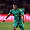 JOHANNESBURG, SOUTH AFRICA - JUNE 25:  Siphiwe Tshabalala of South Africa in action during the FIFA Confederations Cup Semi Final match beween Brazil and South Africa at Ellis Park on June 25, 2009 in Johannesburg, South Africa.  (Photo by Alex Livesey/Ge