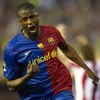 VALENCIA, SPAIN - MAY 13:  Toure Yaya of Barcelona celebrates the first goal during the Copa del Rey final match between Barcelona and Athletic Bilbao at the Mestalla stadium on May 13, 2009 in Valencia, Spain.  (Photo by Manuel Queimadelos Alonso/Getty I