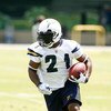 SAN DIEGO - MAY 03: Running back LaDainian Tomlinson #21 of the San Diego Chargers runs upfield during a practice drill at minicamp at the Chargers training facility on May 3, 2009 in San Diego, California. (Photo by Kevin Terrell/Getty Images)