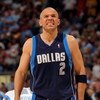 DENVER - MAY 13:  Jason Kidd #2 of the Dallas Mavericks grimaces after a fall while fouling against the Denver Nuggets in Game Five of the Western Conference Semifinals during the 2009 NBA Playoffs at Pepsi Center on May 13, 2009 in Denver, Colorado. The 