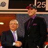 NEW YORK - JUNE 25:  NBA Commissioner David Stern poses for a photograph with the first overall draft pick by the Los Angeles Clippers,  Blake Griffin during the 2009 NBA Draft at the Wamu Theatre at Madison Square Garden June 25, 2009 in New York City. N