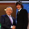 NEW YORK - JUNE 25:  NBA Commissioner David Stern poses for a photograph with the fifth overall draft pick by the Minnesota Timberwolves,  Ricky Rubio during the 2009 NBA Draft at the Wamu Theatre at Madison Square Garden June 25, 2009 in New York City. N