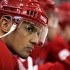 DETROIT - DECEMBER 1:  Steve Yzerman #19 of the Detroit Red Wings looks on from the bench against the Calgary Flames on December 1, 2005 at Joe Louis Arena in Detroit, Michigan.  Calgary won 3-2.  (Photo by Gregory Shamus/Getty Images)