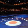 PHILADELPHIA - APRIL 28:  The logo of the Philadelphia Flyers shines on the ice before game four of the Eastern Conference Quarterfinals between the Flyers and the Buffalo Sabres during the 2006 NHL playoffs on April 28, 2006 at the Wachovia Center in Phi