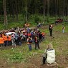 MIKOLAJKI, POLAND - JUNE 26:  Citroen C4 Total of Sebastien Loeb and Daniel Elena went off the road in the special stage 4 Paprotki  during Leg 1 of the WRC Rally of Poland  in Mikolajki , Poland  (Photo by Massimo Bettiol/Getty Images)