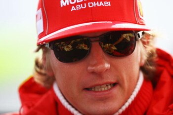 NORTHAMPTON, UNITED KINGDOM - JUNE 20:  Kimi Raikkonen of Finland and Ferrari is seen in the paddock following qualifying for the British Formula One Grand Prix at Silverstone on June 20, 2009 in Northampton, England.  (Photo by Paul Gilham/Getty Images)