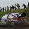 MIKOLAJKI, POLAND - JUNE 25:  Jari Matti Latvala of Finland and Mikka Anttila of Finland compete in their BP Abu Dhabi Ford Focus during the Shakedown of the WRC Rally of Poland in Mikolajki , Poland  (Photo by Massimo Bettiol/Getty Images)
