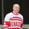 NEW YORK - FEBRUARY 22: Red Kelly attends the ceremony honoring Andy Bathgate and Harry Howell prior to the game between the Toronto Maple Leafs and the New York Rangers on February 22, 2009 at Madison Square Garden in New York City. (Photo by Bruce Benne