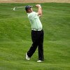 LA QUINTA, CA - JANUARY 23:  Jason Dufner hits his second shot on the ninth hole on the Nicklaus Private course of PGA West during the third round of the Bob Hope Chrysler Classic on January 23, 2009 in La Quinta, California.  (Photo by Stephen Dunn/Getty