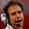 TUSCALOOSA, AL - SEPTEMBER 01:  Head Coach Nick Saban of Alabama watches a play from the sideline against Western Carolina on September 1, 2007 at Bryant-Denny Stadium in Tuscaloosa, Alabama. (Photo by Chris Graythen/Getty Images)
