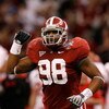 NEW ORLEANS - JANUARY 02:  Linebacker Brandon Fanney #98 of the Alabama Crimson Tide reacts after a stop in the third quarter against the Utah Utes during the 75th Allstate Sugar Bowl at the Louisiana Superdome on January 2, 2009 in New Orleans, Louisiana