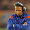 MIAMI - JANUARY 08:  Head coach Urban Meyer of the Florida Gators walks on the sidelines against the Oklahoma Sooners during the FedEx BCS National Championship Game at Dolphin Stadium on January 8, 2009 in Miami, Florida.  (Photo by Eliot J. Schechter/Ge