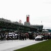 KUALA LUMPUR, MALAYSIA - APRIL 05:  Cars line up on the start finish straight as the race is red flagged due to rain during the Malaysian Formula One Grand Prix at the Sepang Circuit on April 5, 2009 in Kuala Lumpur, Malaysia.  (Photo by Paul Gilham/Getty