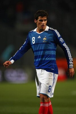 MARSEILLE, FRANCE - FEBRUARY 11: Yoann Gourcuff of France during the International Friendly match between France and Argentina at the Stade Velodrome on February 11, 2009 in Marseille, France.  (Photo by Michael Steele/Getty Images)