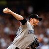 NEW YORK - JUNE 03:  Roy Halladay #32 of the Toronto Blue Jays pitches against the New York Yankees on June 3, 2008 at Yankee Stadium in the Bronx borough of New York City.  (Photo by Nick Laham/Getty Images)