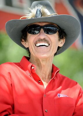 DOVER, DE - SEPTEMBER 20:  Richard Petty speaks to fans during practice for the NASCAR Sprint Cup Series Camping World RV 400 at Dover International Speedway on September 20, 2008 in Dover, Delaware.  (Photo by Jeff Zelevansky/Getty Images for NASCAR)