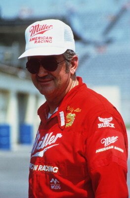 1985:  NASCAR Driver Bobby Allison during a car race.   Mandatory Credit: Allsport USA/ALLSPORT