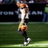 HOUSTON - OCTOBER 26: Wide receiver Chad Johnson #85 of the Cincinnati Bengals walks to the huddle in the game against the Houston Texans on October 26, 2008 at Reliant Stadium in Houston, Texas. (Photo by Stephen Dunn/Getty Images)