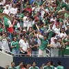 CHICAGO - JUNE 24:  Team Mexico celebrates around Jose Andres Guardado #18 (3rd L) after Guardado scored a goal to give Mexico a 1-0 lead against the USA during the CONCACAF Gold Cup Final match at Soldier Field on June 24, 2007 in Chicago, Illinois.  (Ph
