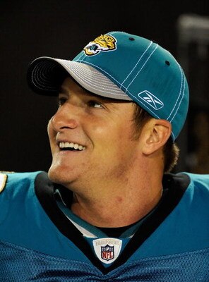 JACKSONVILLE, FL - DECEMBER 18:  Josh Scobee #11 of the Jacksonville Jaguars watches the action during the game against the Indianapolis Colts at Jacksonville Municipal Stadium on December 18, 2008 in Jacksonville, Florida.  (Photo by Sam Greenwood/Getty 