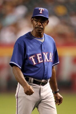 PHOENIX - JUNE 23:  Manager Ron Washington of the Texas Rangers during the major league baseball game against the Arizona Diamondbacks at Chase Field on June 23, 2009 in Phoenix, Arizona. The Diamondbacks defeated the Rangers 8-2.  (Photo by Christian Pet