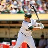 OAKLAND, CA - JUNE 28:  Jack Cust #32 of the Oakland Athletics bats against the Colorado Rockies at the Oakland Coliseum on June 28, 2009 in Oakland, California.  (Photo by Ezra Shaw/Getty Images)