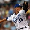 KANSAS CITY, MO - JUNE 17:  Starting pitcher Zack Greinke #23 of the Kansas City Royals pitches during the game against the Arizona Diamondbacks on June 17, 2009 at Kauffman Stadium in Kansas City, Missouri.  (Photo by Jamie Squire/Getty Images)