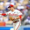 LOS ANGELES, CA - JUNE 06:  Chase Utley #26 of the Philadelphia Phillies fields against the Los Angeles Dodgers at Dodger Stadium on June 6, 2009 in Los Angeles, California. The Dodgers defeated the Phillies 3-2 in 12 innings.  (Photo by Jeff Gross/Getty 