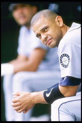 16 Jul 1996:  Second baseman Joey Cora of the Seattle Mariners sits in the dugout during a game against the Oakland Athletics at the Oakland Coliseum in Oakland, California.  The Athletics won the game 12-5. Mandatory Credit: Otto Greule Jr.  /Allsport