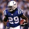 INDIANAPOLIS - NOVEMBER 02:  Joseph Addai #29 of the Indianapolis Colts runs with the ball in the first quarter against the New England Patriots at Lucas Oil Stadium on November 2, 2008 in Indianapolis, Indiana.  (Photo by Andy Lyons/Getty Images)