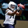 SAN DIEGO - MAY 03: Wide receiver Legedu Naanee #11 of the San Diego Chargers catches a pass during minicamp at the Chargers training facility on May 3, 2009 in San Diego, California. (Photo by Kevin Terrell/Getty Images)