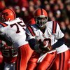PISCATAWAY, NJ - NOVEMBER 25:  Perry Patterson #10 of the Syracuse University Orange looks to throw against the Rutgers Scarlet Knights on November 25, 2006 at Rutgers Stadium in Piscataway, New Jersey.  (Photo by Chris McGrath/Getty Images)