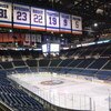 UNIONDALE, NY - NOVEMBER 8: Interior view of the Nassau Collisium, home of the New York Islanders taken on November 8, 2002 in Uniondale, New York (Photo by Ezra Shaw/Getty Images)