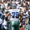 SAN DIEGO - SEPTEMBER 11:  Offensive lineman Rob Petitti #79 of the Dallas Cowboys looks on during play against the San Diego Chargers on September 11, 2005 at Qualcomm Stadium in San Diego, California.  The Cowboys won 28-24.  (Photo by Donald Miralle/Ge