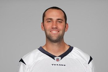 HOUSTON - 2008:  Matt Schaub of the Houston Texans poses for his 2008 NFL headshot at photo day in Houston, Texas.  (Photo by Getty Images)