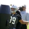 ALAMEDA, CA - MAY 08:  Matt Shaughnessy #99 of the Oakland Raiders runs drills during the Raiders minicamp at the team's permanent training facility on May 8, 2009 in Alameda, California.  (Photo by Ezra Shaw/Getty Images)