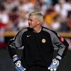 FRISCO, TX - NOVEMBER 13:  Goalkeeper Kevin Hartman #22 of the Los Angeles Galaxy looks on during the first half of MLS Cup 2005 against the New England Revolution at Pizza Hut Park on November 13, 2005 in Frisco, Texas. The Galaxy defeated the Revolution