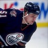 Oct 1996:  Andrei Kovalenko #51 of the Edmonton Oilers in action during a game against the Calgary Flames at the Canadien Airlines Saddledome in Calgary, Canada. Mandatory Credit: Ian Tomlinson  /Allsport