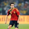 BLOEMFONTEIN, SOUTH AFRICA - JUNE 20:  Xavi Hernandez of Spain runs with the ball during the FIFA Confederations Cup match between Spain and South Africa at the Free State stadium on June 20, 2009 in Bloemfontein, South Africa.  (Photo by Kevork Djansezia