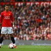 MANCHESTER, ENGLAND - MAY 10:  Cristiano Ronaldo of Manchester United lines up a free kick during the Barclays Premier League match between Manchester United and Manchester City at Old Trafford on May 10, 2009 in Manchester, England.  (Photo by Alex Lives