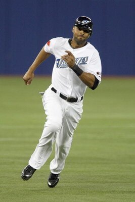 TORONTO - APRIL 6:  of the Toronto Blue Jays of the Detroit Tigers during their MLB game at the Rogers Centre April 6, 2009 in Toronto, Ontario.(Photo By Dave Sandford/Getty Images)