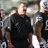 OAKLAND, CA - AUGUST 11:  Offensive line coach Tom Cable of the Oakland Raiders against the Arizona Cardinals on August 11, 2007 at McAfee Coliseum in Oakland, California.  (Photo by Greg Trott/Getty Images)