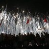 PESCARA, ITALY - JUNE 26:  A fireworks display during the 2009 Mediterranean Games opening ceremony at the Adriatico Stadium on June 26, 2009 in Pescara, Italy.  (Photo by Vittorio Zunino Celotto/Getty Images)