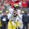COLUMBUS, OH - NOVEMBER 22:  Steve Brown #3 of the Michigan Wolverines passes the ball during the Big Ten Conference game against the Ohio State Buckeyes at Ohio Stadium on November 22, 2008 in Columbus, Ohio.  (Photo by Andy Lyons/Getty Images)