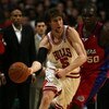 CHICAGO - DECEMBER 17: Andres Nocioni #5 of the Chicago Bulls drives around Zach Randolph #50 of the Los Angeles Clippers on December 17, 2008 at the United Center in Chicago, Illinois. The Bulls defeated the Clippers 115-109 in overtime. NOTE TO USER: Us