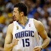 ORLANDO, FL - JUNE 11:  Hedo Turkoglu #15 of the Orlando Magic runs up court in the second half against  the Los Angeles Lakers in Game Four of the 2009 NBA Finals on June 11, 2009 at Amway Arena in Orlando, Florida.  NOTE TO USER:  User expressly acknowl